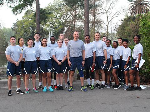 AFROTC students AFROTC students